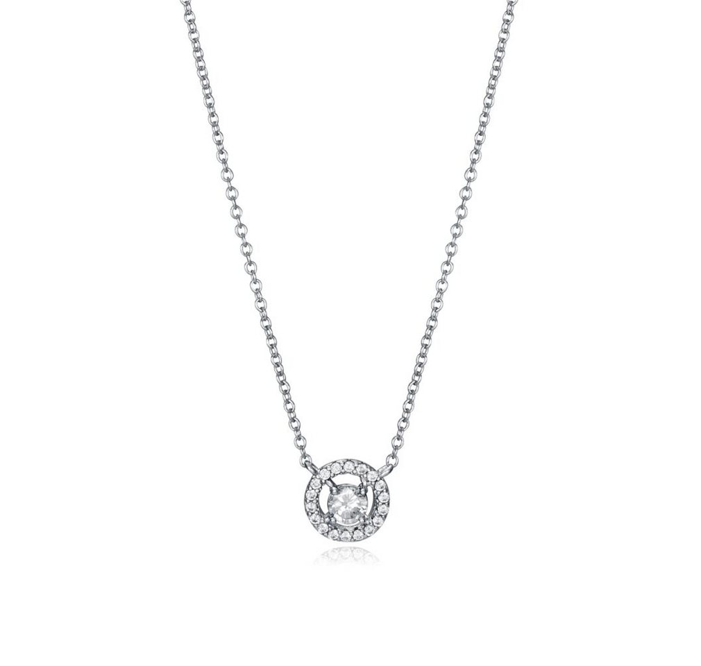 Viceroy Kette mit Einhänger Elegant silver necklace with zircons Clasica 13013C000-30 von Viceroy