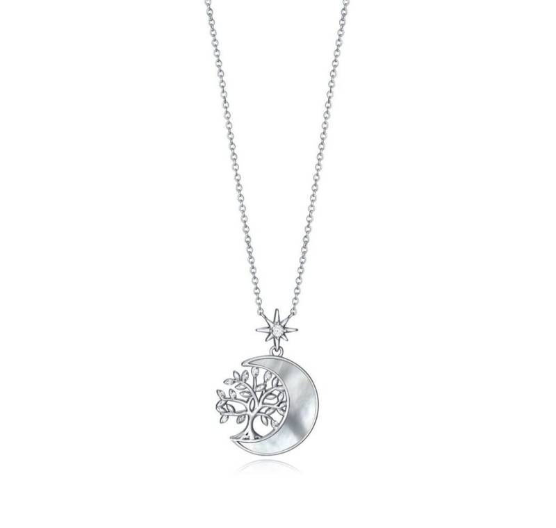 Viceroy Kette mit Einhänger Stylish silver necklace with moon and tree of life Trend 13002C000-90 von Viceroy