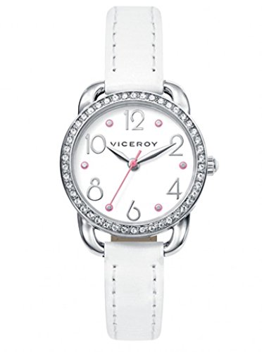 Viceroy Mädchen Analog Quarz Uhr mit Leder Armband 461024-05 von Viceroy