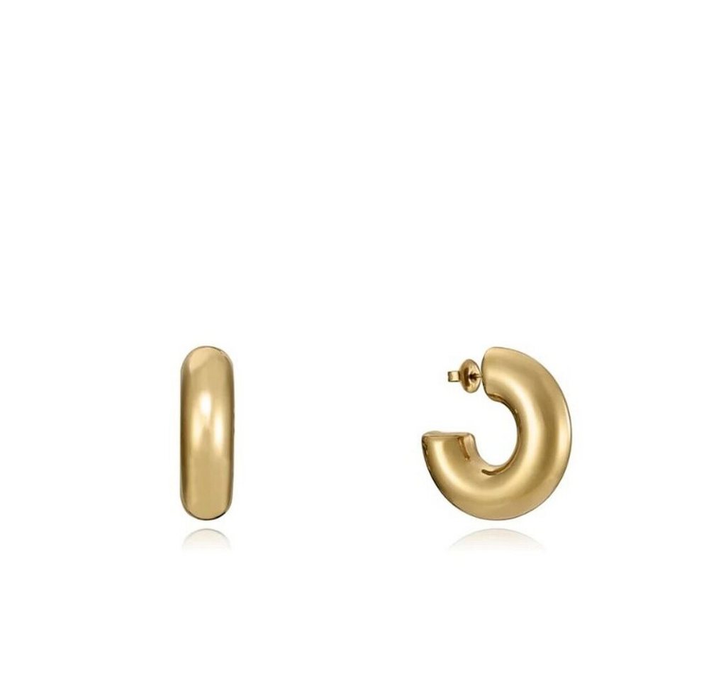 Viceroy Ohrring-Set Výrazné pozlacené kruhové náunice Air 14089E01012 von Viceroy