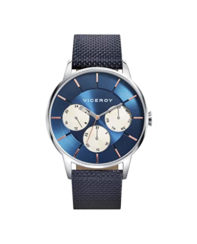 Viceroy Herren Multi Zifferblatt Quarz Smart Watch Armbanduhr mit Nylon Armband 471143-37 von Viceroy