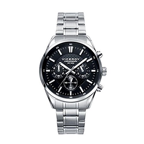 Viceroy Herren Chronograph Quarz Uhr mit Edelstahl Armband 401017-57 von Viceroy