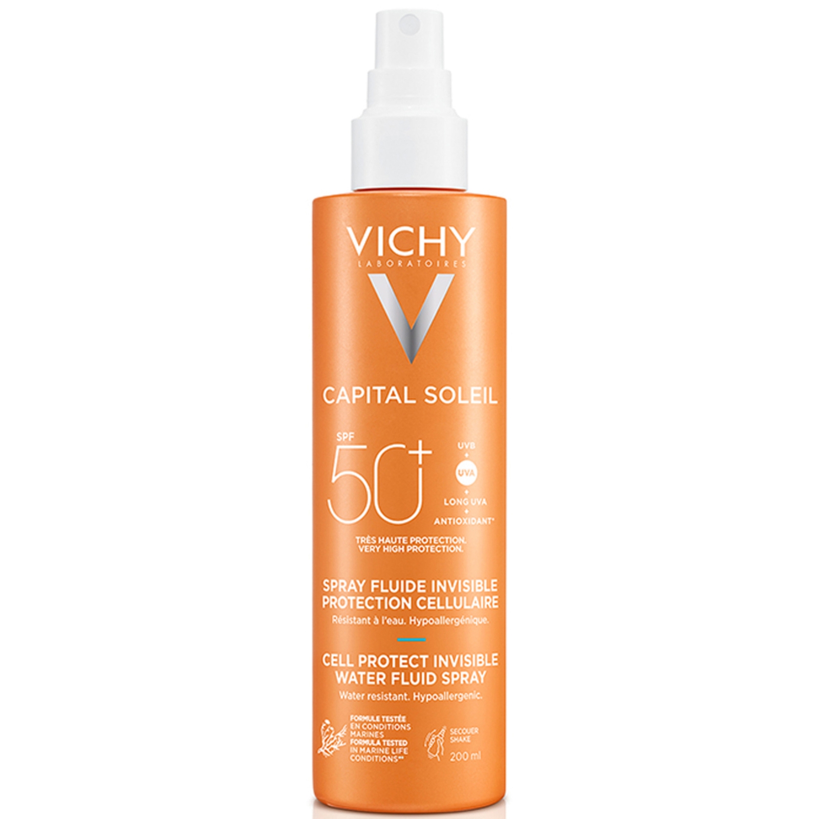 Vichy Capital Soleil Cell Protect Invisible High UVA and UVB Sonnenschutzspray LSF 50+ 200 ml Vichy Capital Soleil Cell Protect Invisible High UVA and UVB Sonnenschutzspray LSF 50+ 200 ml von Vichy