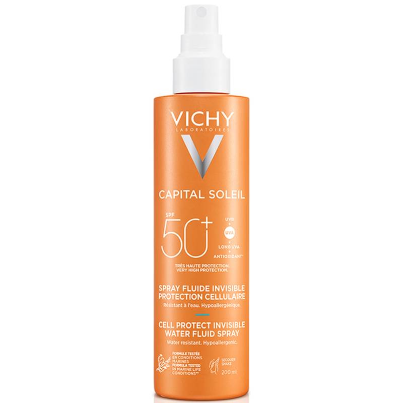 Vichy Capital Soleil Cell Protect Invisible High UVA and UVB Sonnenschutzspray LSF 50+ 200 ml von Vichy