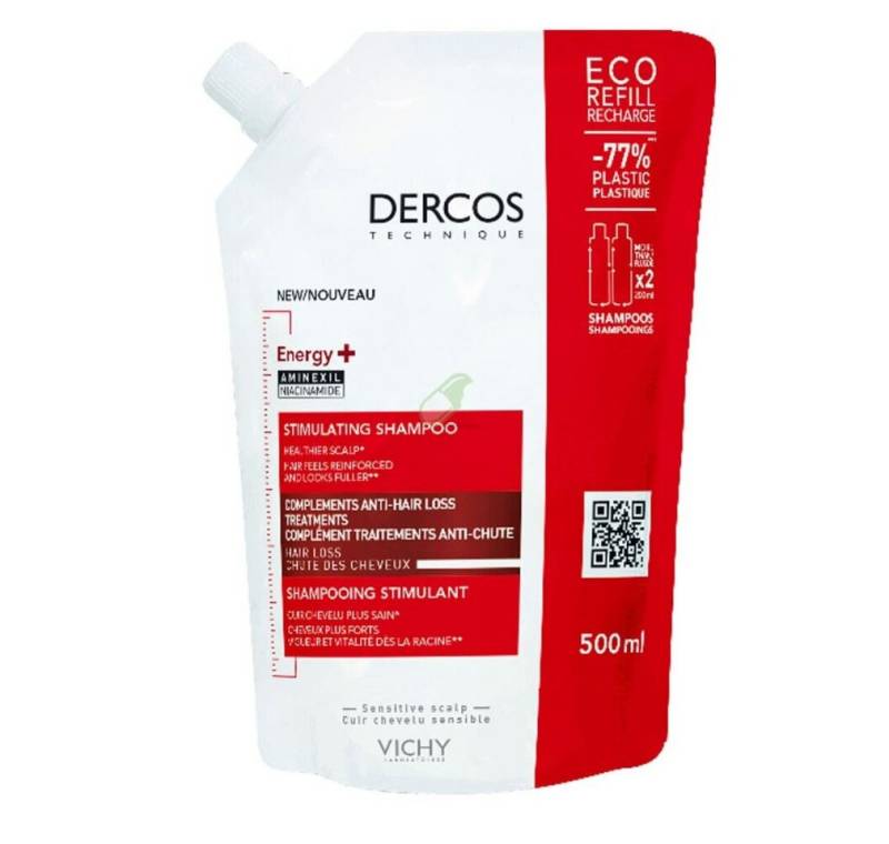 Vichy Haarshampoo DERCOS stimulating shampoo ecorefill 500ml von Vichy