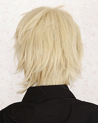 LanTing Cosplay Perücke Hetalia Axis Powers/APH England Blonde Perücke Corta Styled Frauen Cosplay Party Fashion Anime Human Costume Full wigs Synthetic Haar Heat Resistant Fiber von Vicien