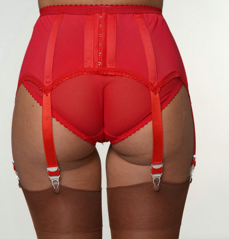 Vicky's Nylons Strumpfhalter Abby Strumpfhalter 6 Straps Schwarz oder Rot von Vicky's Nylons