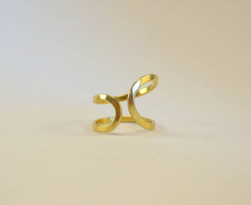 Chevron Silber Ring, Knöchelring, Geschenk Zum Muttertag Chevron Silber Ring, Knöchelring, Geschenk Zum Muttertag von VickyKyritsi