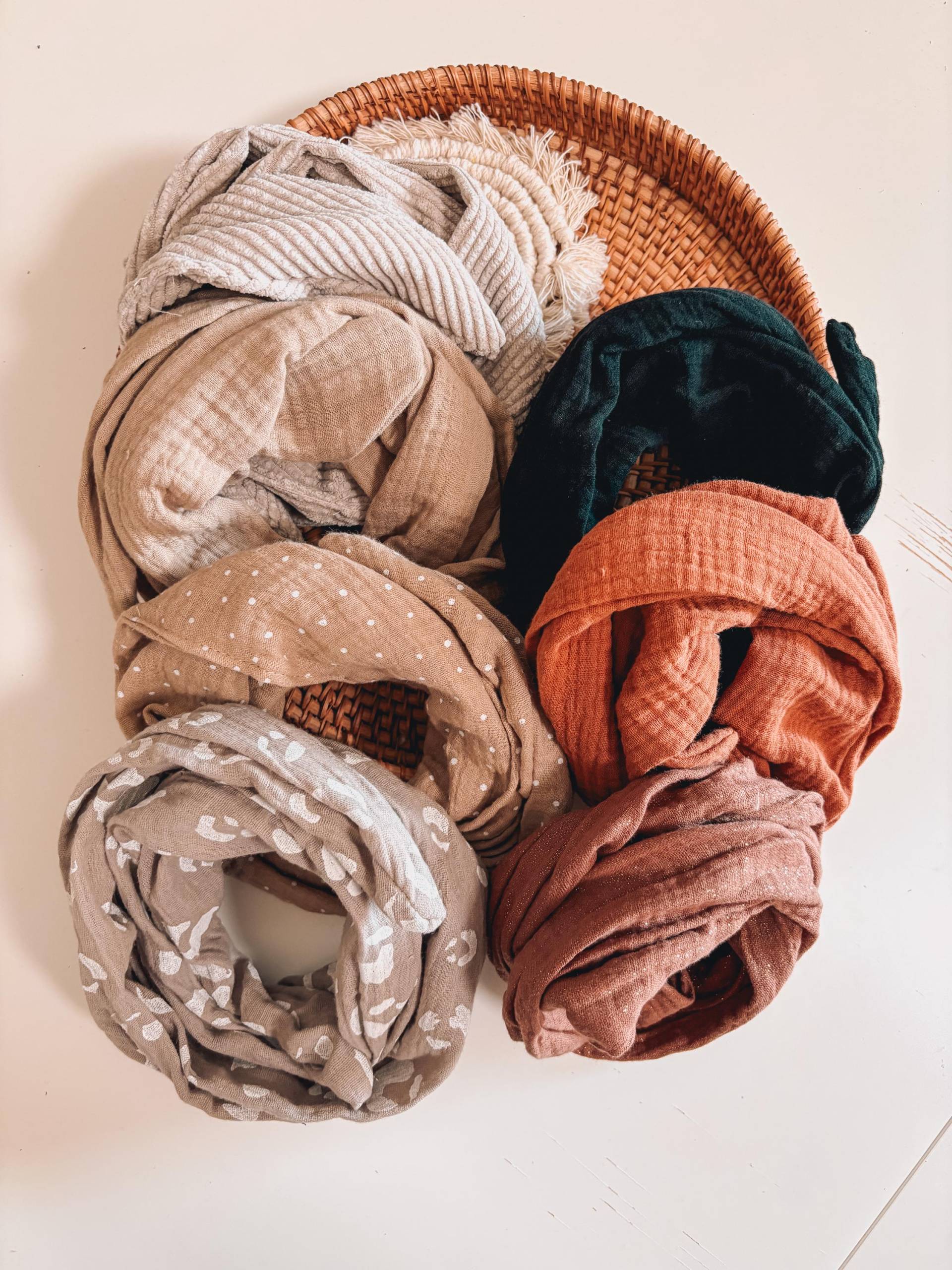 Haarband Mit Draht in Verschiedene Natur Tönen // Drahthaarband Damen Musselin Und Cord von VickyvonVictoria