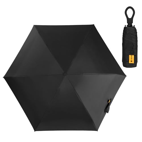Vicloon Mini Faltender Regenschirm Freien UV Schutz, Taschenschirme Mit 5 Rippen, Sonnenschutz Regenschirm für Koffer Taschenschirm, Kreativer Ringgriff, Leicht Kompakt für Damen und Kinder Reise Vicloon Mini Faltender Regenschirm Freien UV Schutz, Taschenschirme Mit 5 Rippen, Sonnenschutz Regenschirm für Koffer Taschenschirm, Kreativer Ringgriff, Leicht Kompakt für Damen und Kinder Reise von Vicloon