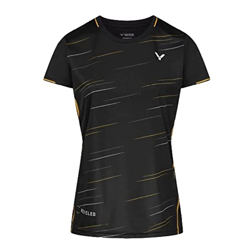 VICTOR T-Shirt Female T-24100 C, schwarz (L) von VICTOR