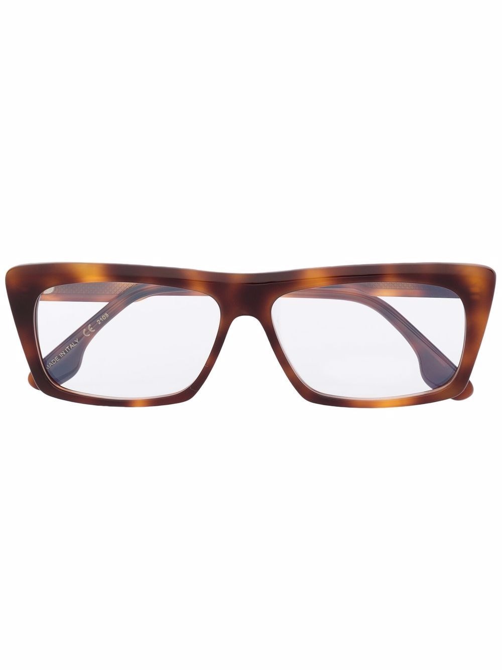 Victoria Beckham Eyewear Brille mit eckigem Gestell - Braun von Victoria Beckham Eyewear