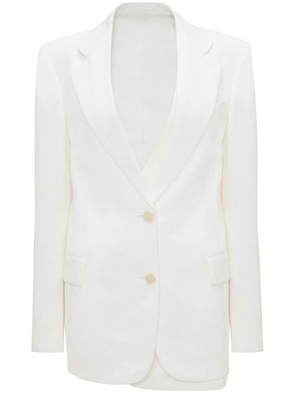 Victoria Beckham Asymmetrischer Blazer - Weiß von Victoria Beckham