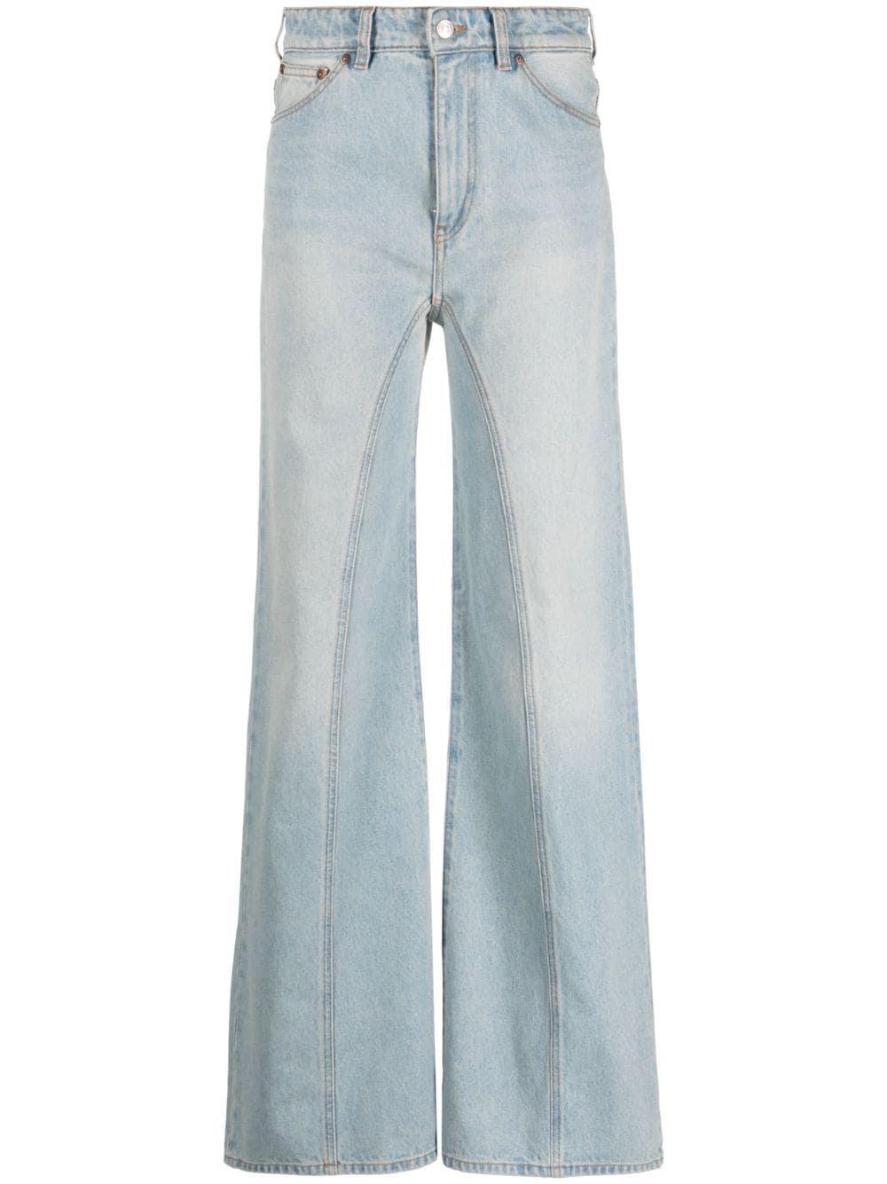 Victoria Beckham Weite High-Waist-Jeans - Blau von Victoria Beckham