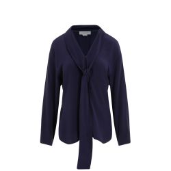 Victoria Beckham Blaue Seidenbluse von Victoria Beckham