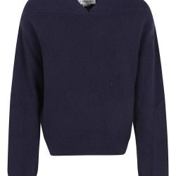 Victoria Beckham Blauer Kaschmirpullover von Victoria Beckham