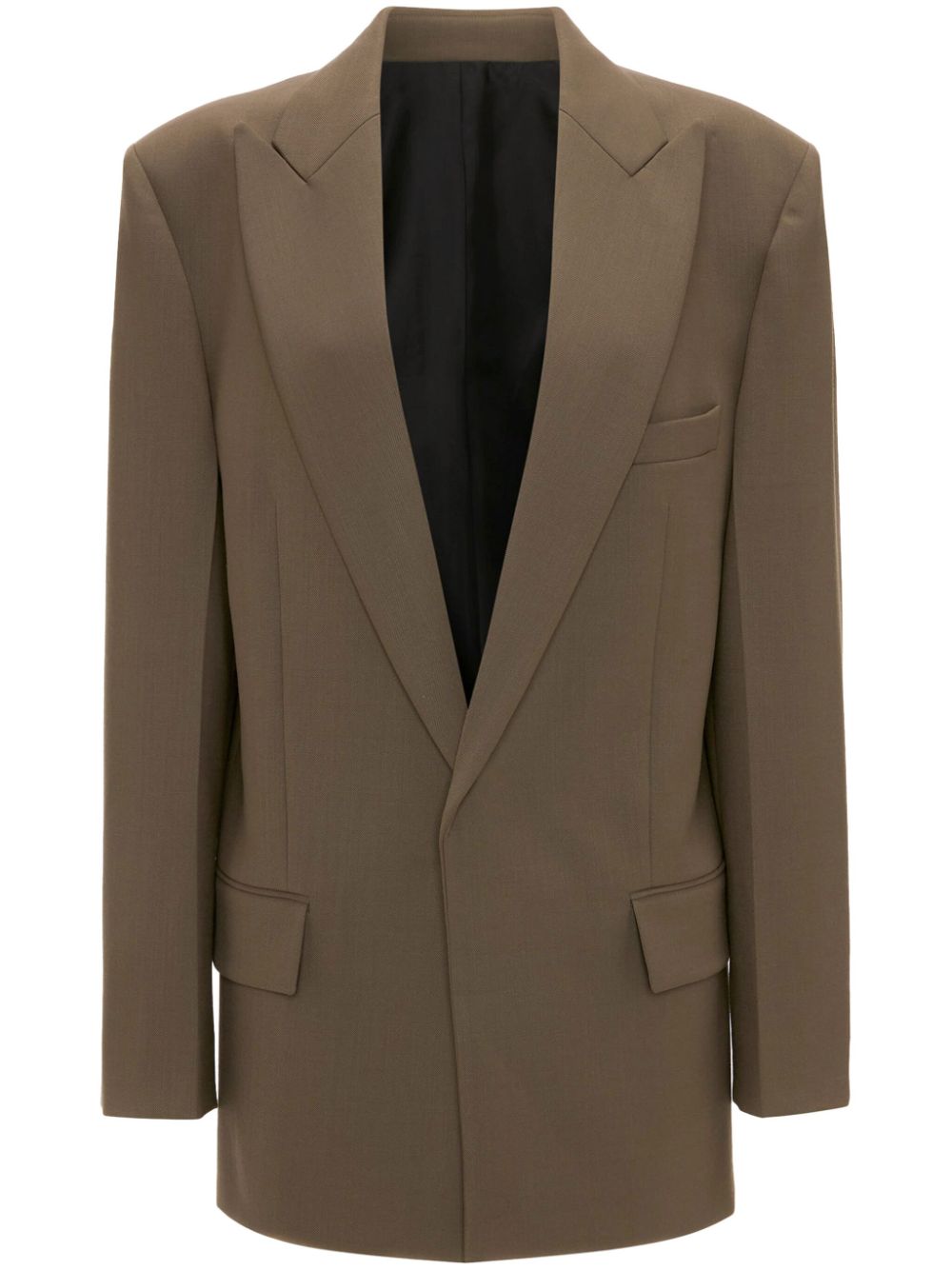 Victoria Beckham Blazer mit steigendem Revers - Braun von Victoria Beckham