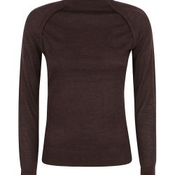 Victoria Beckham Brauner Merinowoll-top von Victoria Beckham