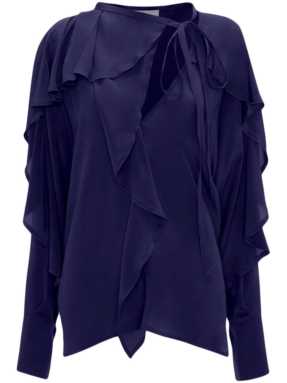 Victoria Beckham Bluse mit Schleifendetail - Blau von Victoria Beckham