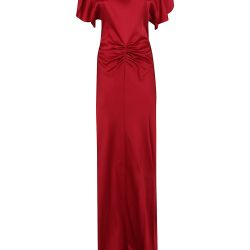 Victoria Beckham Kleid In Pink & Lila von Victoria Beckham