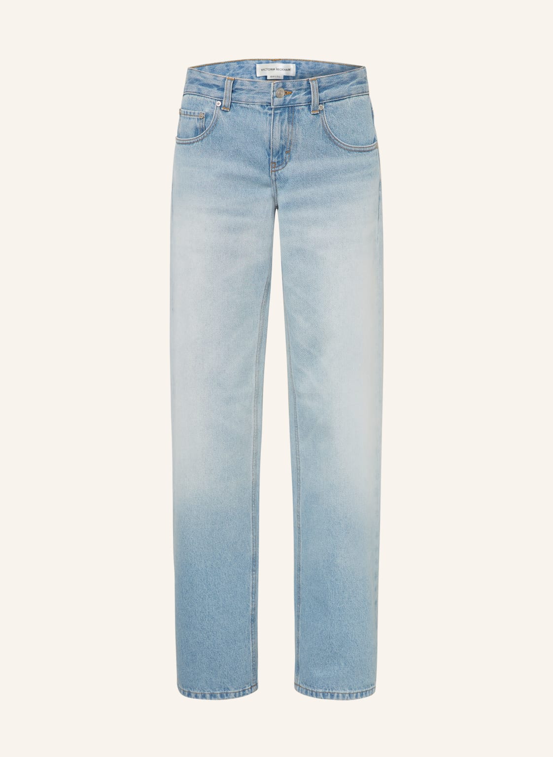 Victoria Beckham Straight Jeans Harper blau von Victoria Beckham