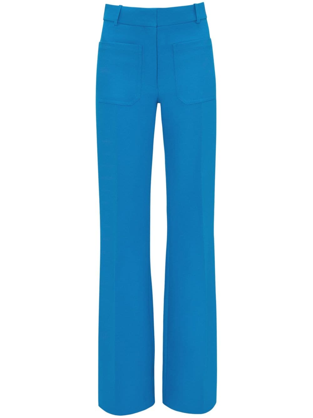 Victoria Beckham Taillenhose mit weitem Bein - Blau von Victoria Beckham