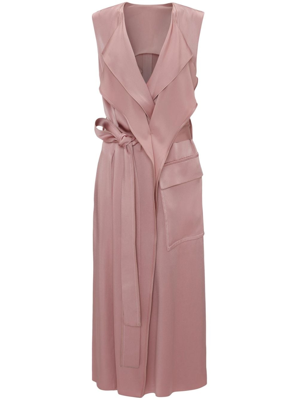 Victoria Beckham Midikleid im Trenchcoat-Stil - Rosa von Victoria Beckham