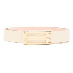 Victoria Beckham Weißer Leder Gürtel von Victoria Beckham