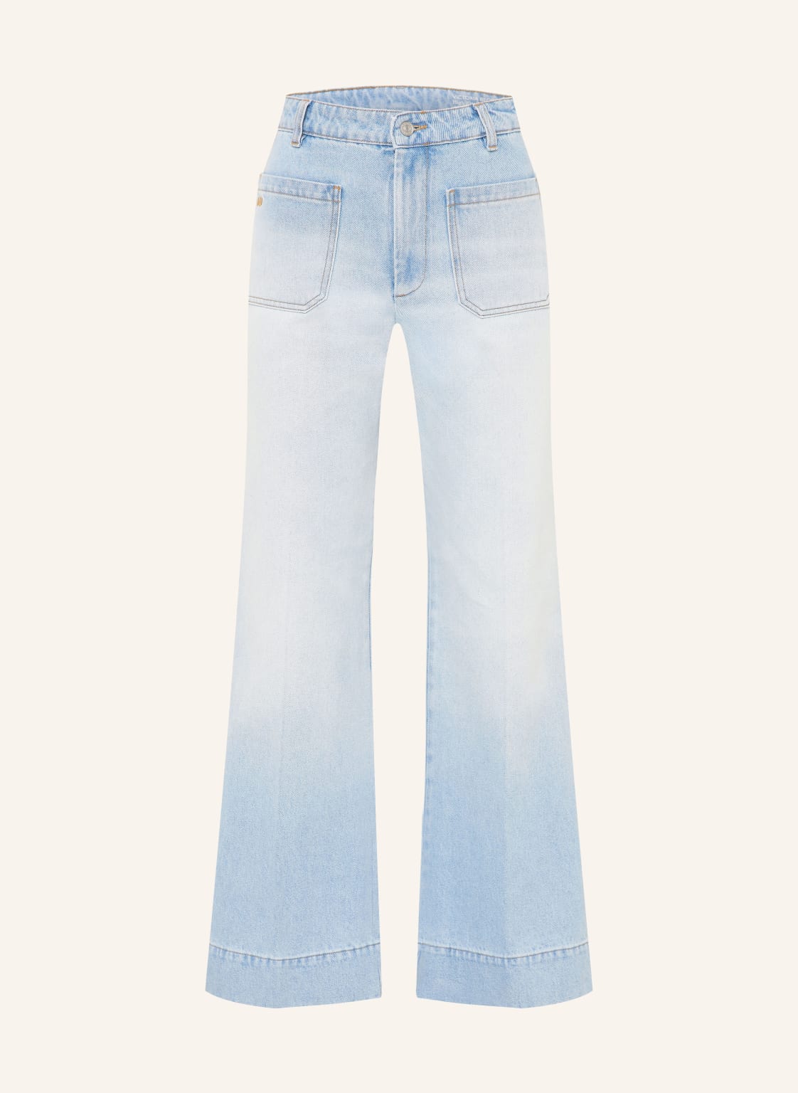 Victoria Beckham Wide Leg Jeans Alina blau von Victoria Beckham