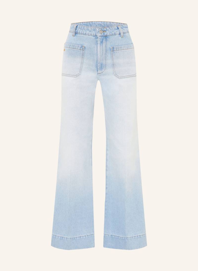 Victoria Beckham Wide Leg Jeans Alina blau von Victoria Beckham
