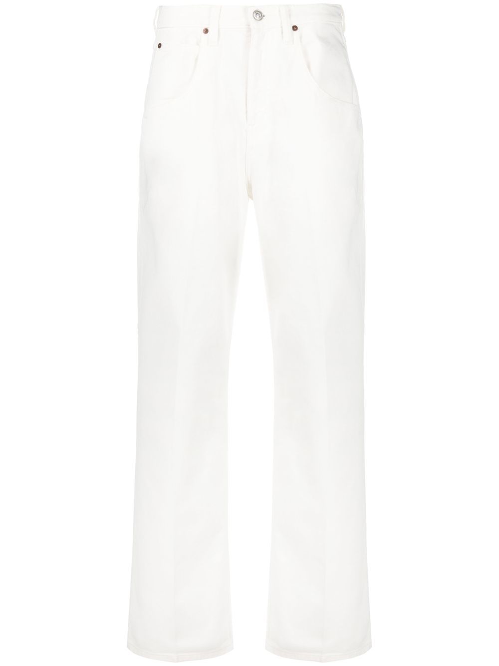 Victoria Beckham Weite High-Rise-Jeans - Weiß von Victoria Beckham