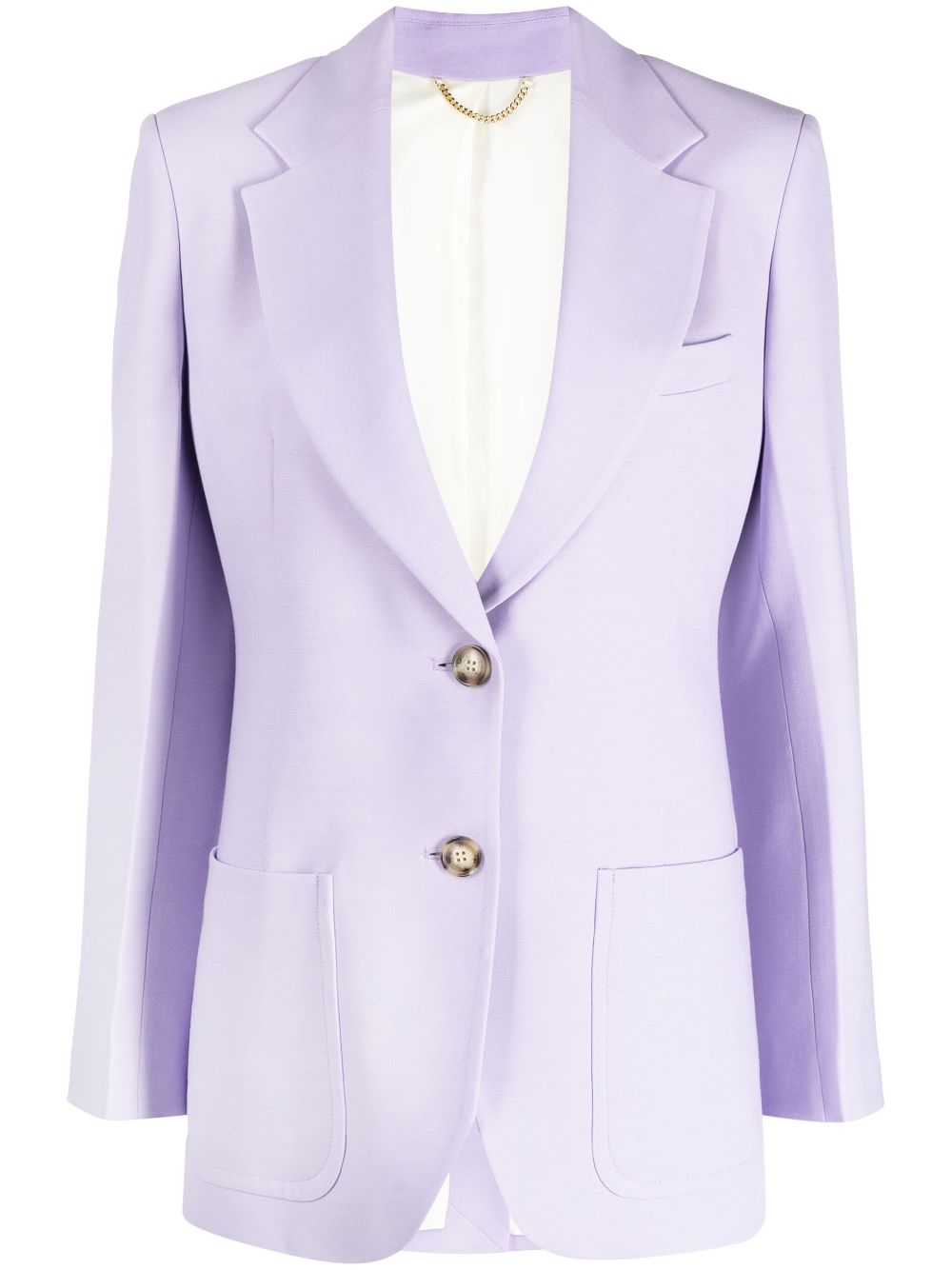 Victoria Beckham Blazer mit fallendem Revers - Violett von Victoria Beckham