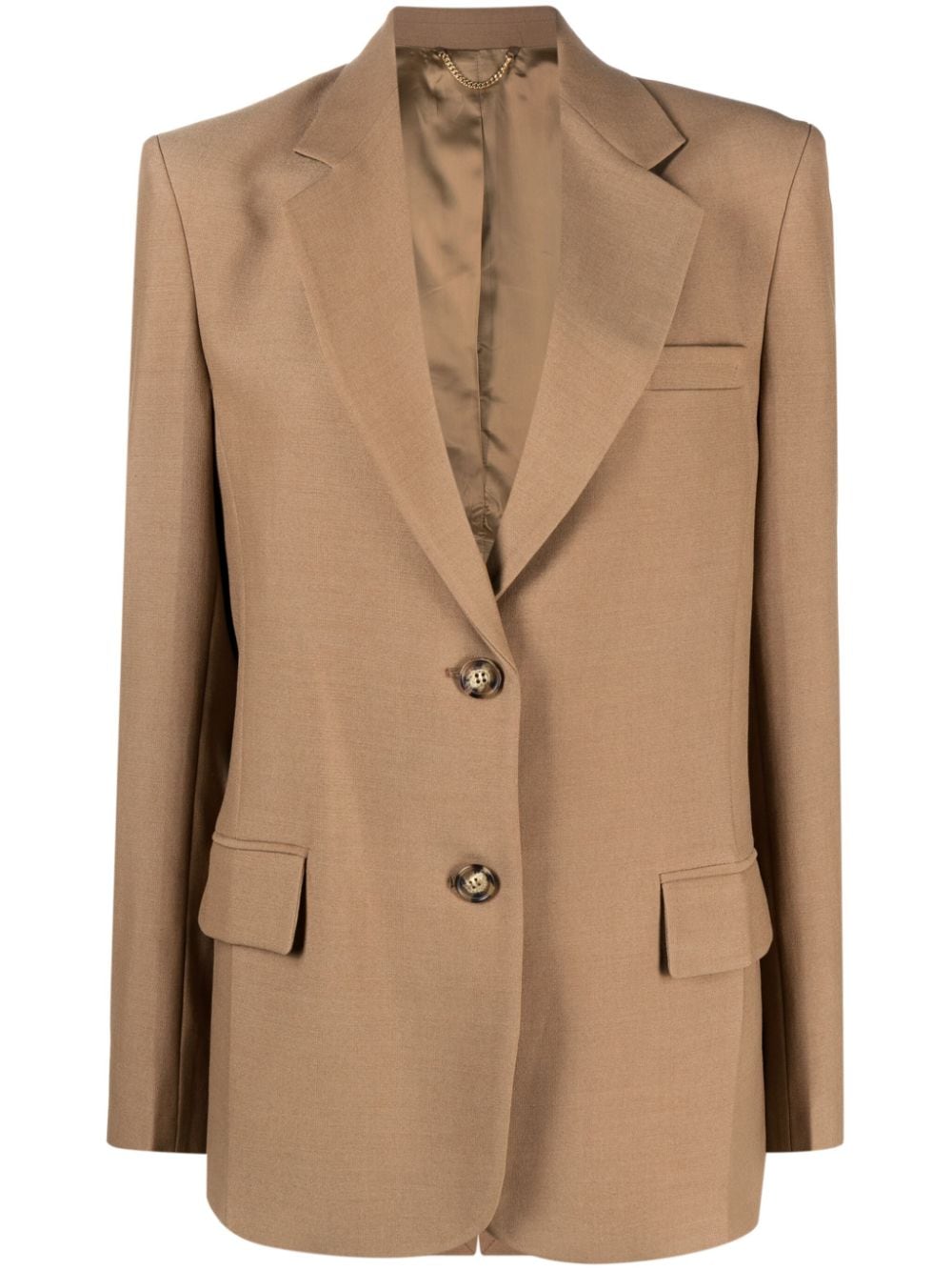 Victoria Beckham Blazer mit fallendem Revers - Braun von Victoria Beckham