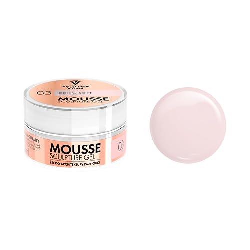 Victoria Vynn Thixotropic MOUSSE SKULPTUR GEL 15ml Nägel Aufbauverlängerung (03 Coral Soft) von Victoria Vynn