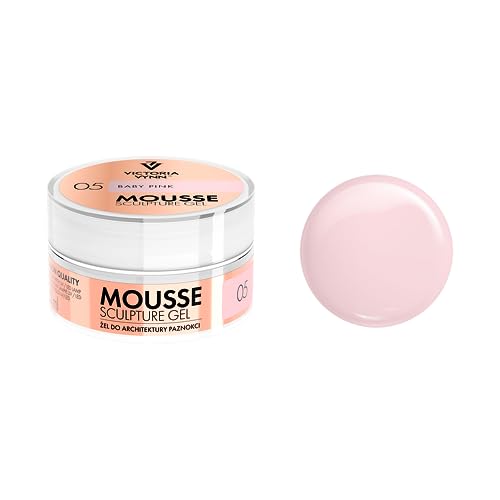 Victoria Vynn Thixotropic MOUSSE SKULPTUR GEL 15ml Nägel Aufbauverlängerung (05 Baby Pink) von Victoria Vynn