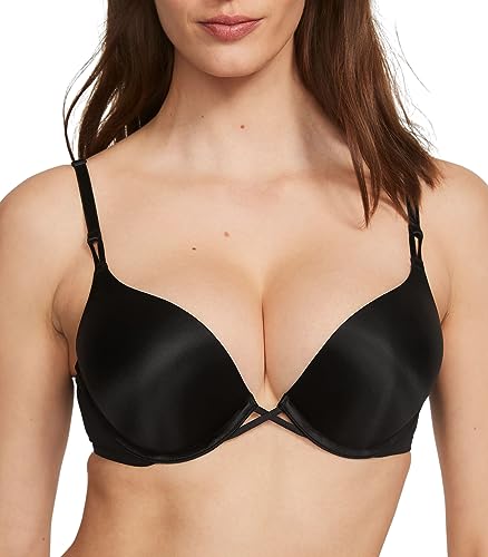 Victoria's Secret Damen Bombshell Smooth_Black 093 Push-Up-BH, Undurchsichtige, Schwarz, 75A von Victoria's Secret