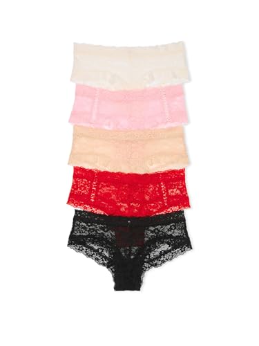 Victoria's Secret Lacie Cheeky 5 ct Panty Pack GEN BUNDLEC001 4YXY, Mehrfarbig/Meereswellen (Ocean Tides), M von Victoria's Secret