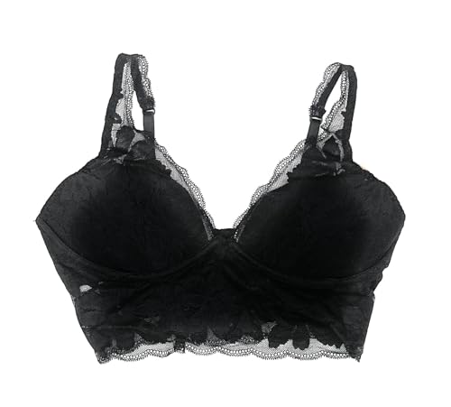 Victoria's Secret Push-up-Bralette aus rosa Spitze, Schwarz, Medium von Victoria's Secret
