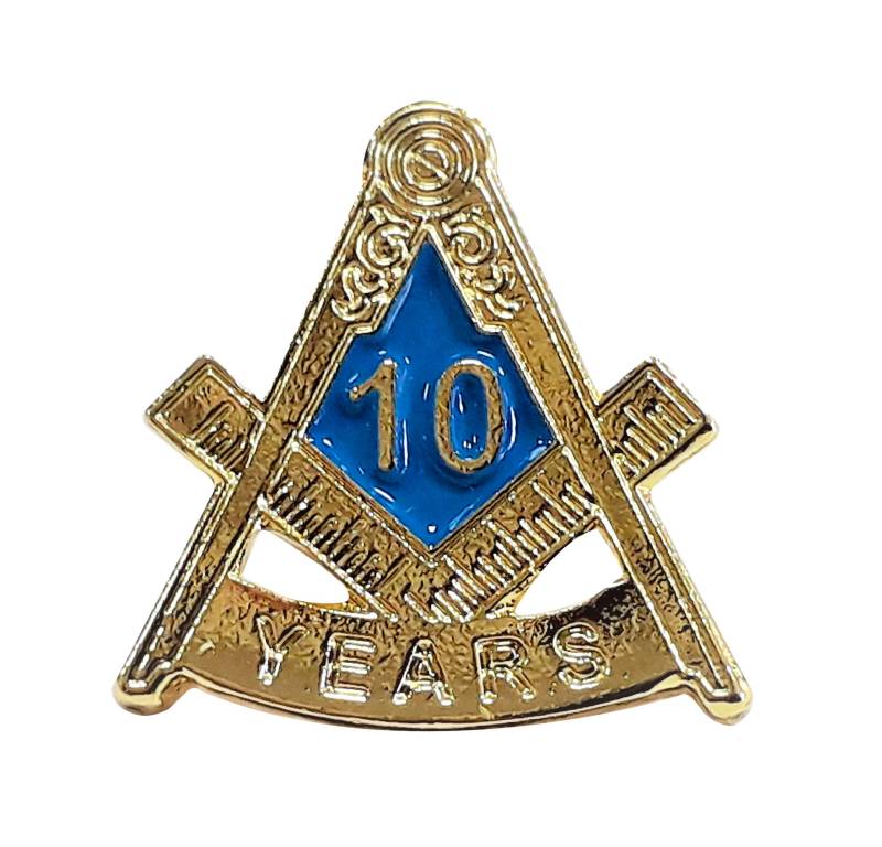 10 Jahre Freimaurerei Anstecknadel Freimaurer Masonic 10 Jahre Freimaurerei Anstecknadel Freimaurer Masonic von VictoriaRegalia