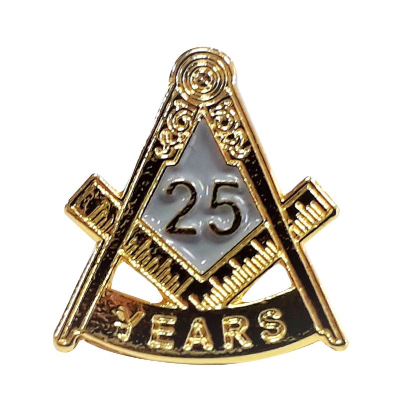 25 Jahre Freimaurerei Anstecknadel Freimaurer Masonic 25 Jahre Freimaurerei Anstecknadel Freimaurer Masonic von VictoriaRegalia