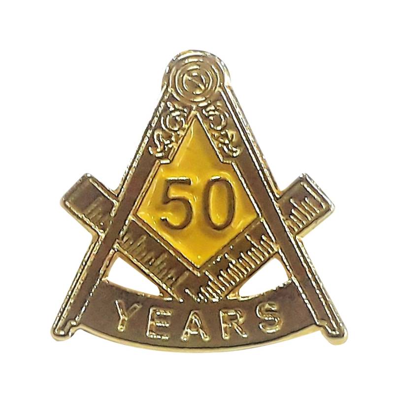 50 Jahre in Der Freimaurerei Anstecknadel Freimaurer 50 Jahre in Der Freimaurerei Anstecknadel Freimaurer von VictoriaRegalia