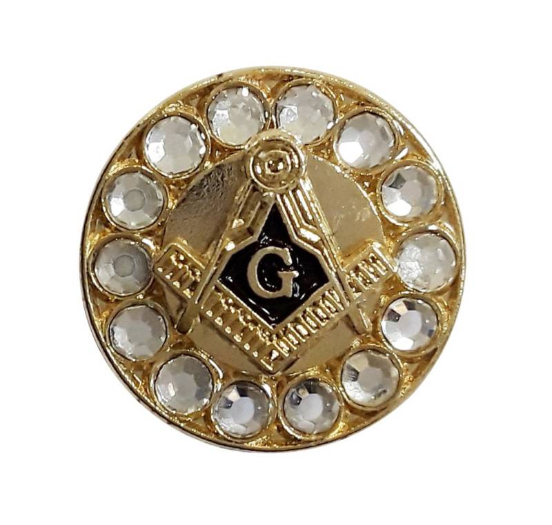 Freemasons Goldfarbene Schablone Mit Winkel, Kompass & G Freimaurer Anstecknadel Lp81 Freemasons Goldfarbene Schablone Mit Winkel, Kompass & G Freimaurer Anstecknadel Lp81 von VictoriaRegalia