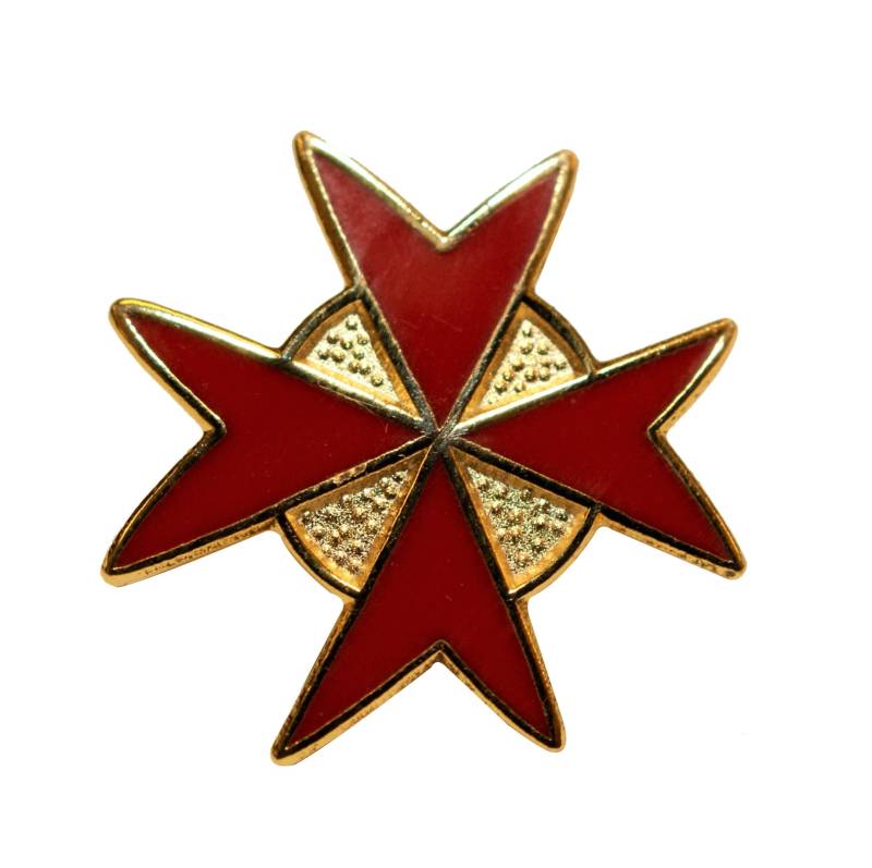 Knights Of Malta - Rot Freimaurer Masonic Anstecknadel Lp27 von VictoriaRegalia