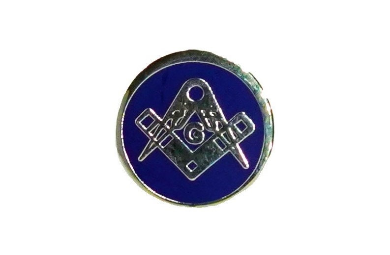 Runde Silber Winkel, Zirkel & Masonic G Anstecknadel Freimaurer von VictoriaRegalia