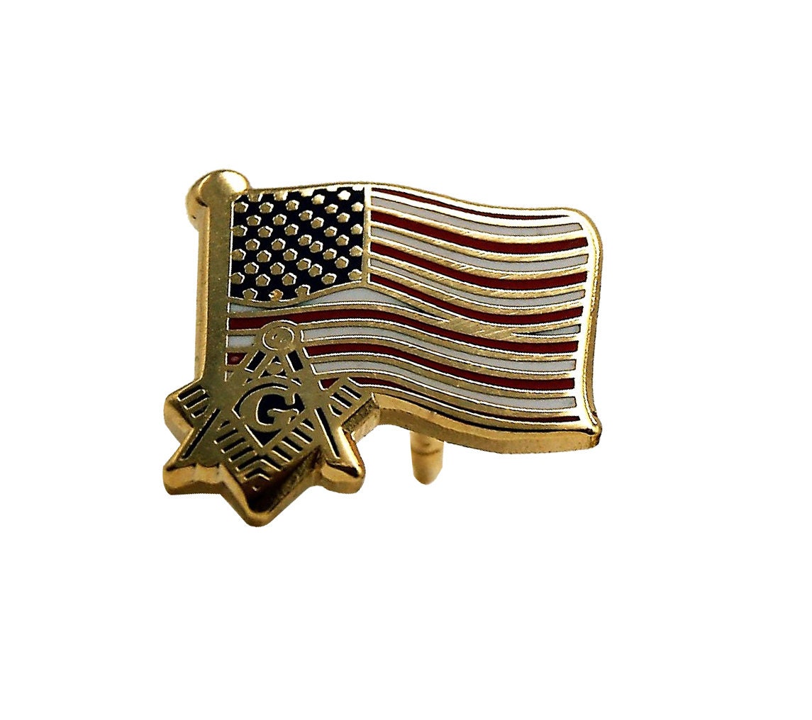 Usa Flagge Und Freimaurer Sc&g Revers Pin Lp 35 Usa Flagge Und Freimaurer Sc&g Revers Pin Lp 35 von VictoriaRegalia