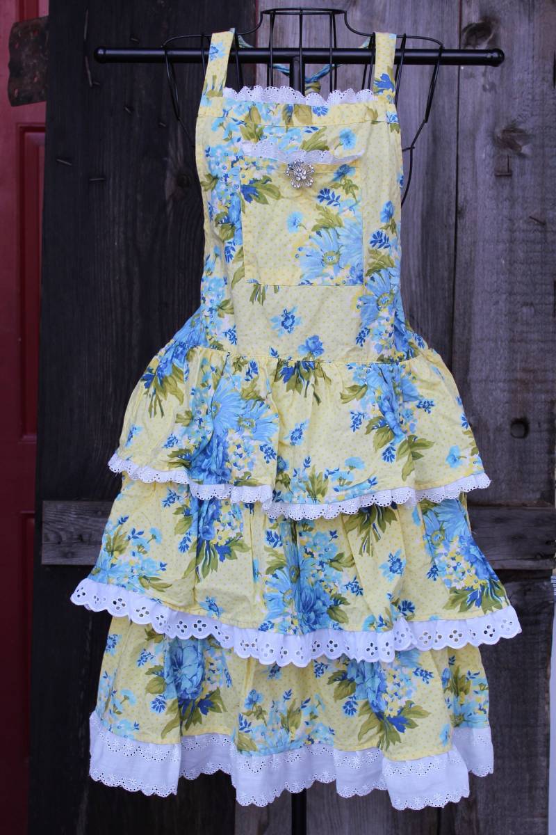 Damen Fröhlichsommer Chic Schürze - Einheitsgröße von VictorianChics