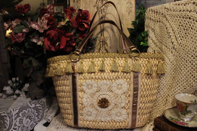 Damen Shabby Chic Handtasche/Tote von VictorianChics