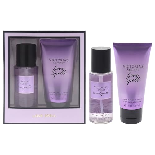 Liebeszauber-Set von Victorias Secret für Frauen – 2-teiliges Mini-Geschenkset, 75 ml Duftnebel, 75 ml Duftlotion von Victoria's Secret