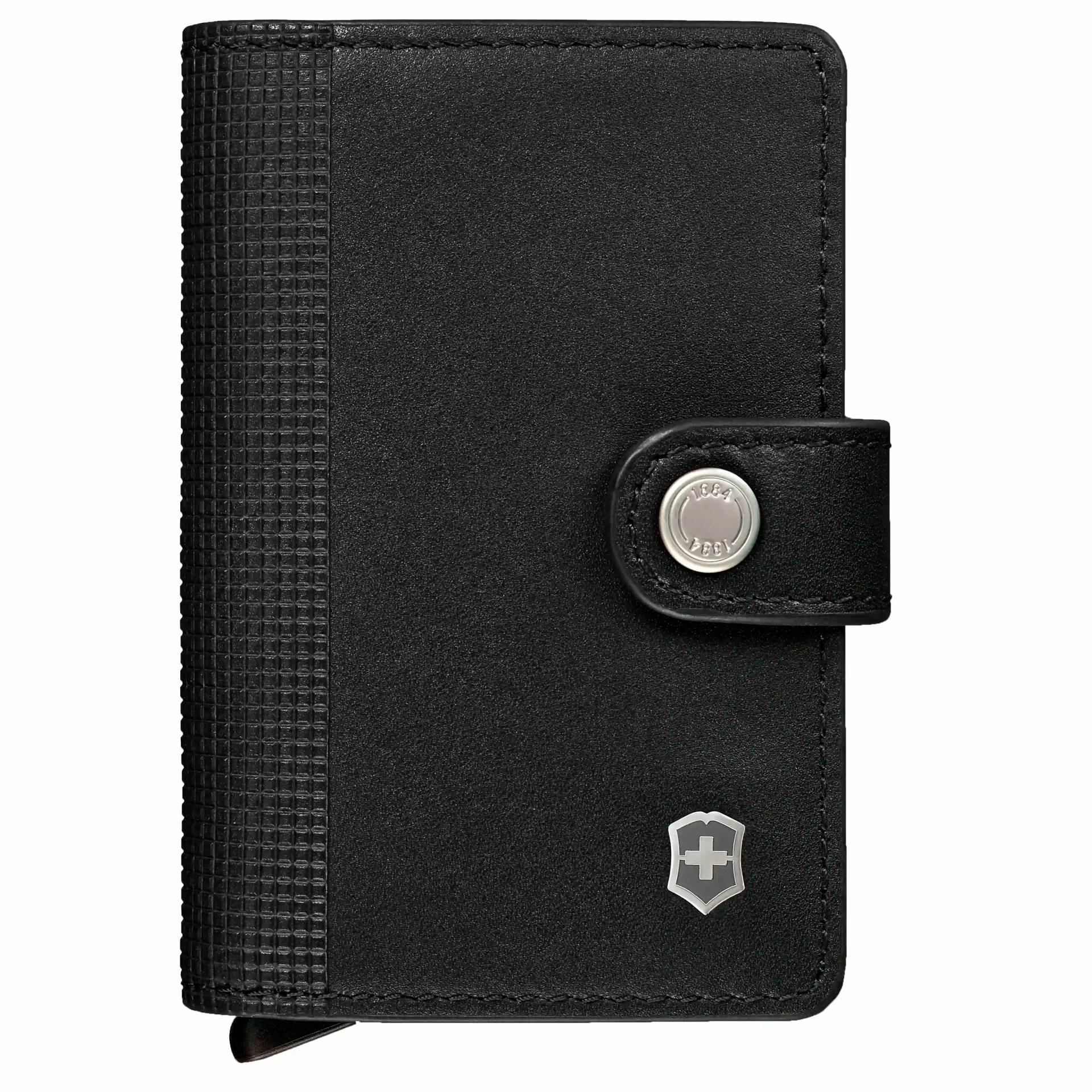 Victorinox Altius Secrid Leather Card Wallet 10 cm - Black von Victorinox