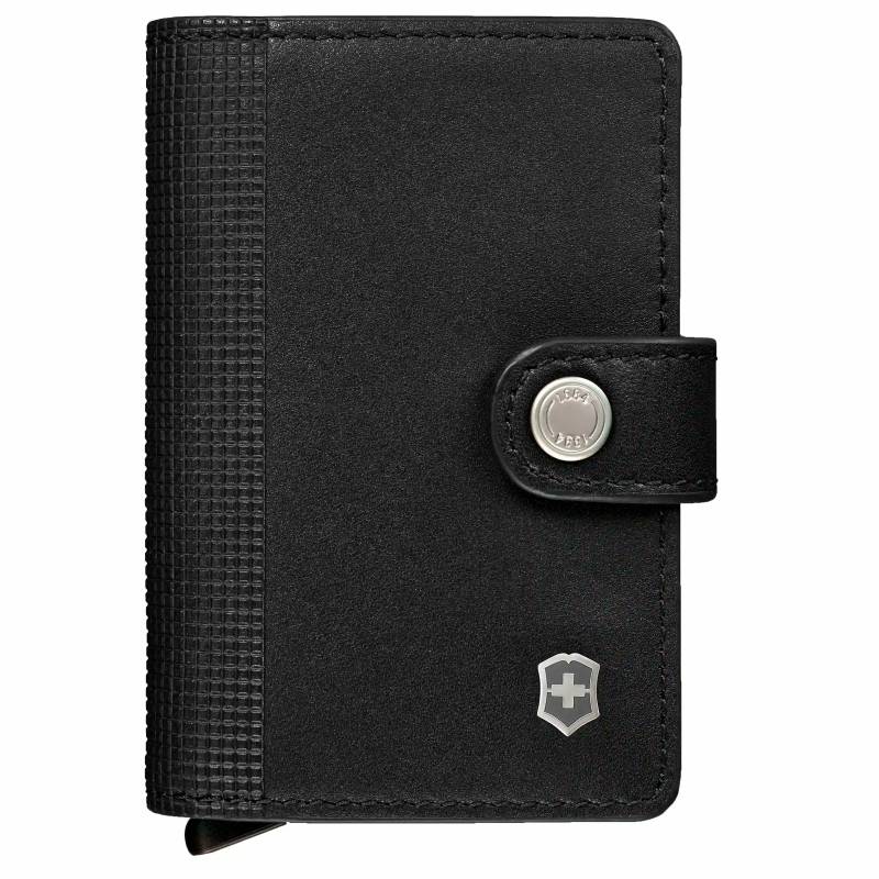 Victorinox Altius Secrid Leather Card Wallet 10 cm - Black von Victorinox